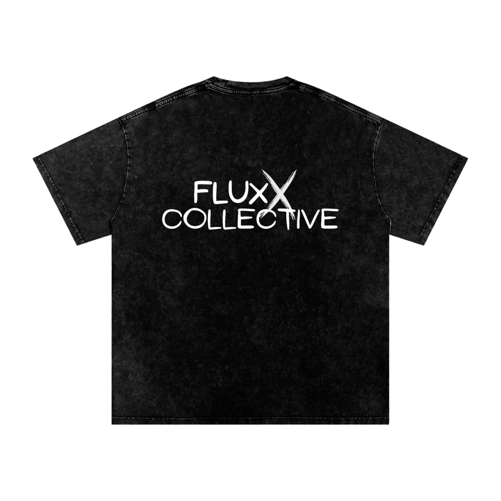 Snow Washed Oversized Fluxx Collective Tee
