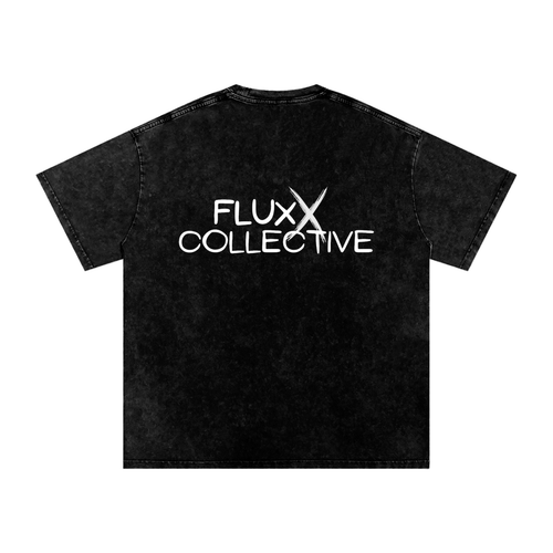 Snow Washed Oversized Fluxx Collective Tee