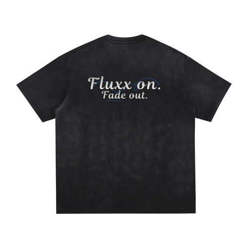 Vintage Washed Hand-Frayed Fluxx Collective Tee